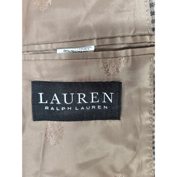 Ralph Lauren Black Label Blazer Men's 46R Long Brown Single Breast two button - Picture 5 of 8